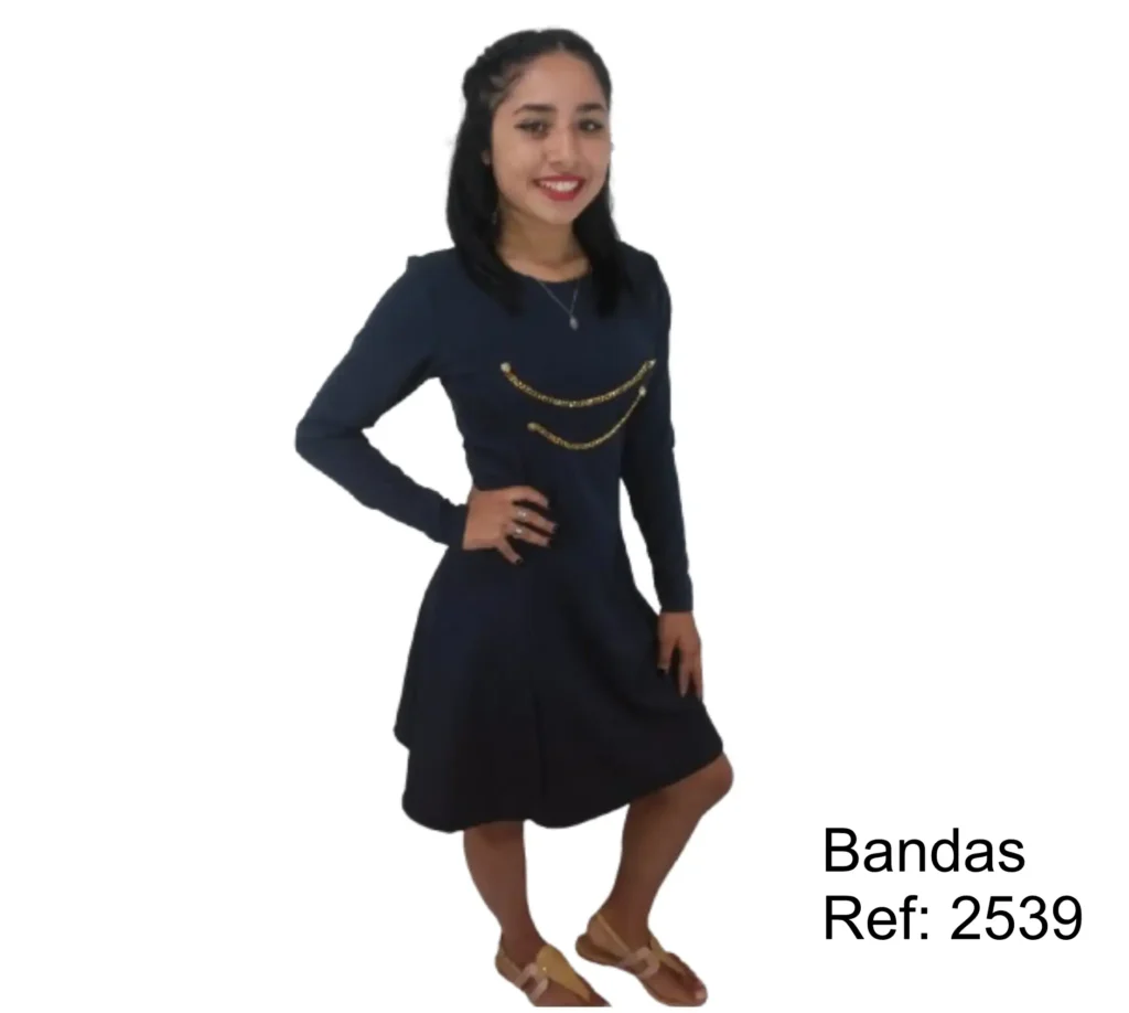 Vestido para Bandas Ritmicas. Marching Band